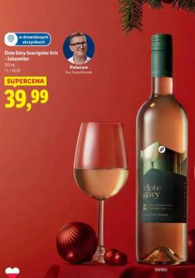 Złote Góry Souvignier Gris - Johanniter