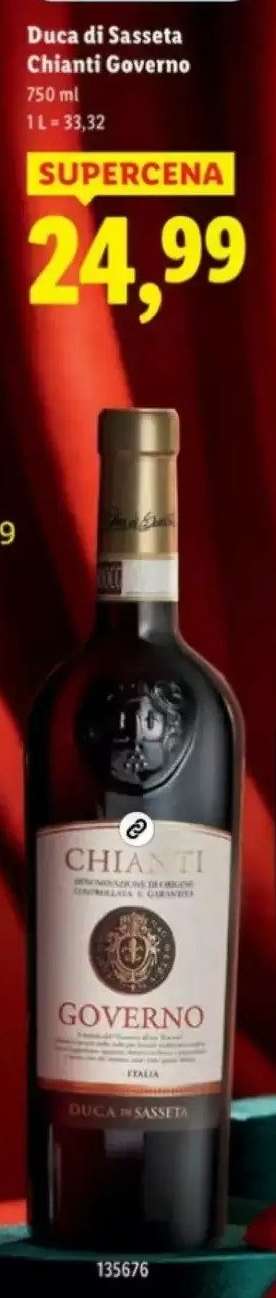 Duca di Sasseta Chianti Governo