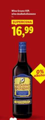 Wino Grzane VIP, wino dealkoholizowane
