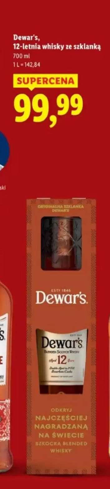 Dewar's, 12-letnia whisky ze szklanką