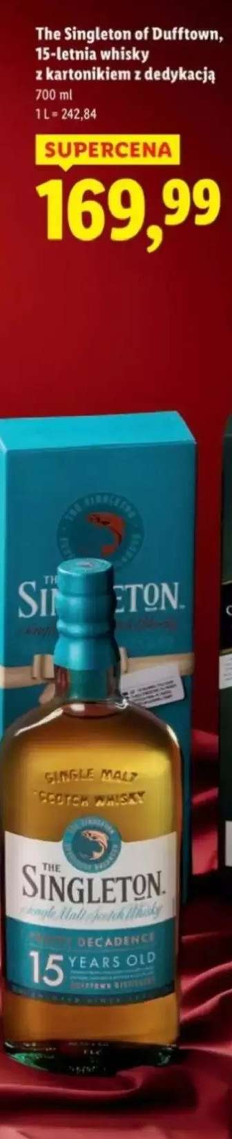 The Singleton of Dufftown, 15-letnia whisky