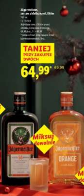 Jägermeister, zestaw z kieliszkami, likier