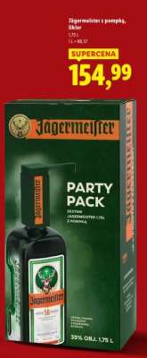 Jägermeister z pompką, likier
