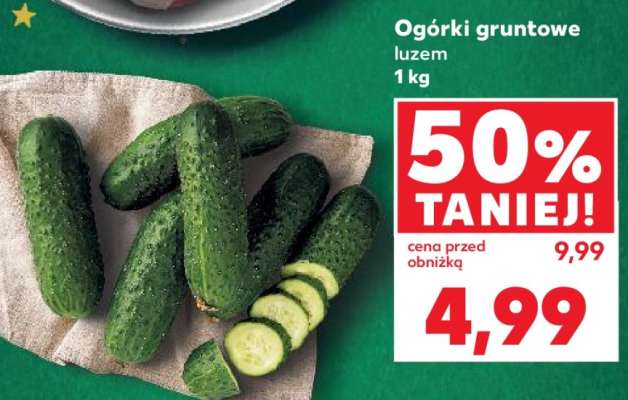 Ogórki gruntowe luzem