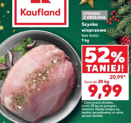 Szynka wieprzowa bez kości 1 kg