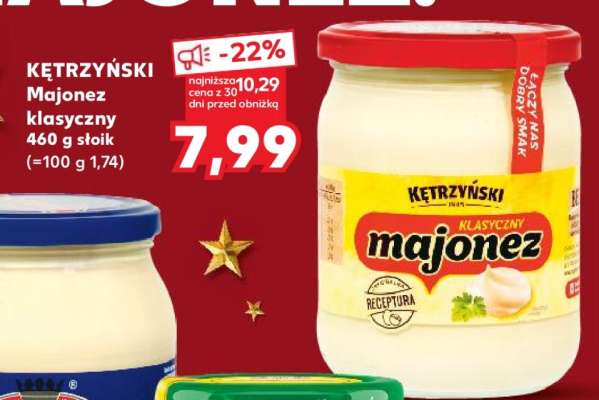 KĘTRZYŃSKI Majonez klasyczny 460 g słoik