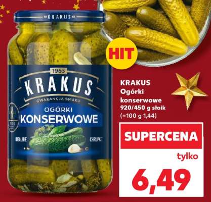 KRAKUS Ogórki konserwowe