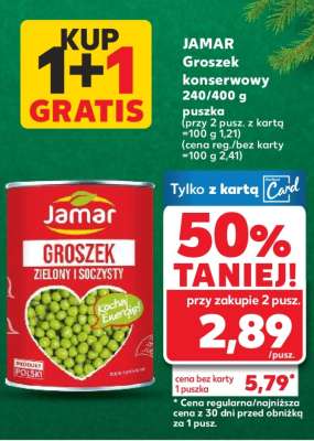 JAMAR Groszek konserwowy 240/400 g