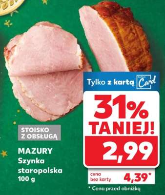 MAZURY Szynka staropolska 100 g