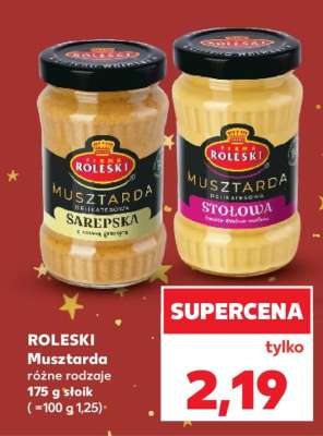 ROLESKI Musztarda różne rodzaje