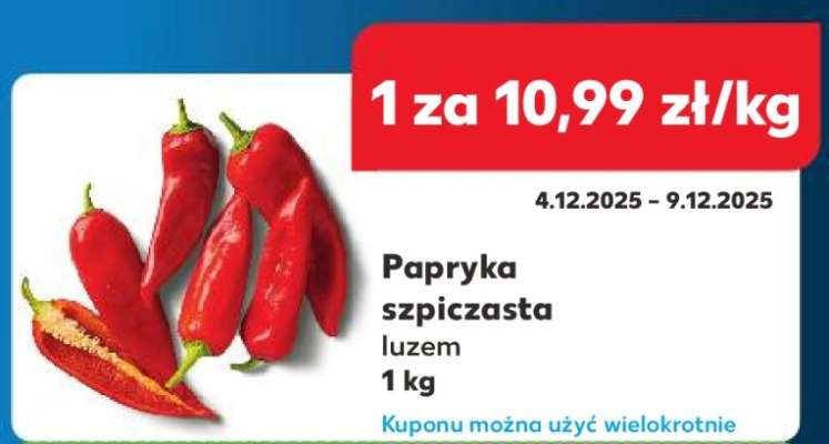 Papryka szpiczasta luzem 1 kg