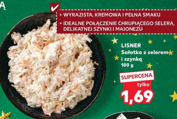 LISNER Sałatka z selerem i szynką 100 g