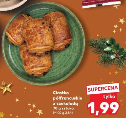 Ciastko półfrancuskie z czekoladą