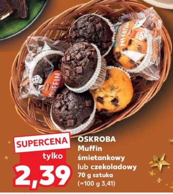 OSKROBA Muffin śmietankowy lub czekoladowy