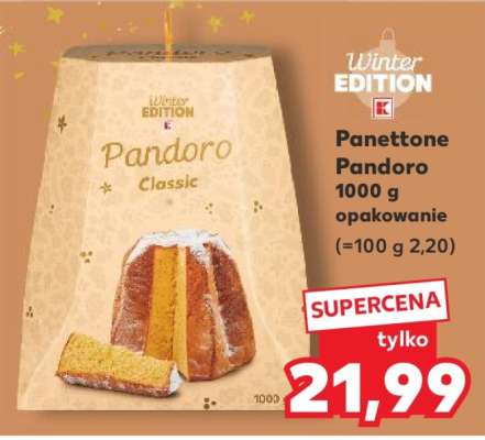 Panettone Pandoro 1000 g opakowanie
