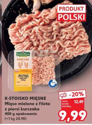 K-STOISKO MIĘSNE Mięso mielone z fileta z piersi kurczaka
