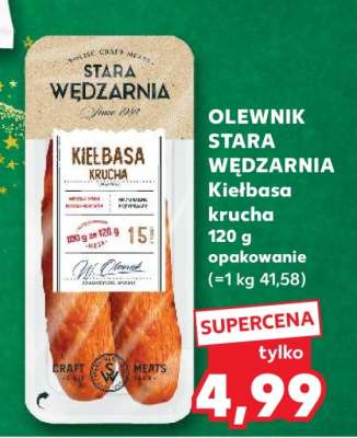 OLEWNIK STARA WĘDZARNIA Kiełbasa krucha