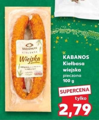 KABANOS Kiełbasa wiejska pieczona 100 g