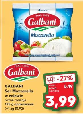 Galbani Ser Mozzarella w zalewie