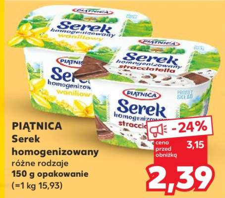 PIĄTNICA Serek homogenizowany