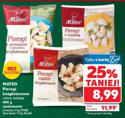 MATEO Pierogi bezglutenowe