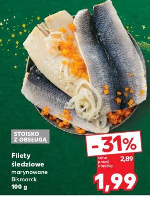 Filety śledziowe marynowane Bismarck 100 g