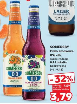 SOMERSBY Piwo smakowe 0% alk.