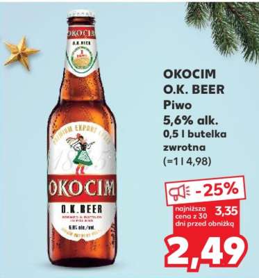 OKOCIM O.K. BEER