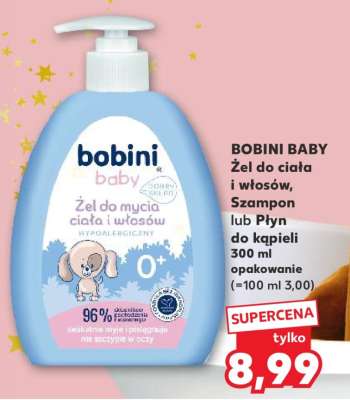 BOBINI BABY Żel do ciała i włosów, Szampon lub Płyn do kąpieli