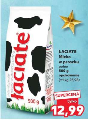 ŁACIATE Mleko w proszku pełne 500 g opakowanie