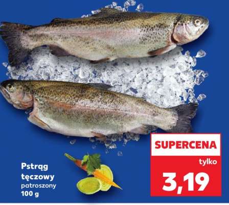 Pstrąg tęczowy patroszony 100 g