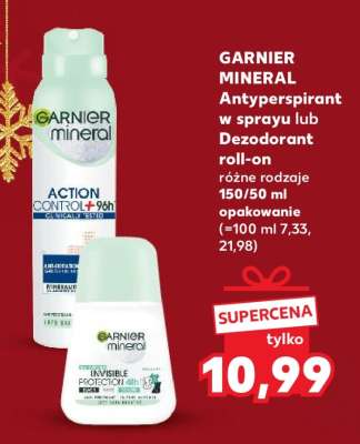 GARNIER MINERAL Antyperspirant w sprayu lub Dezodorant roll-on
