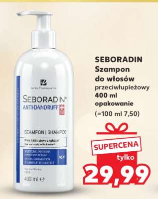 SEBORADIN Szampon do włosów przeciwłupieżowy 400 ml opakowanie