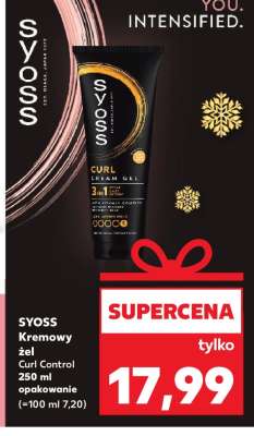 SYOSS Kremowy żel Curl Control 250 ml opakowanie