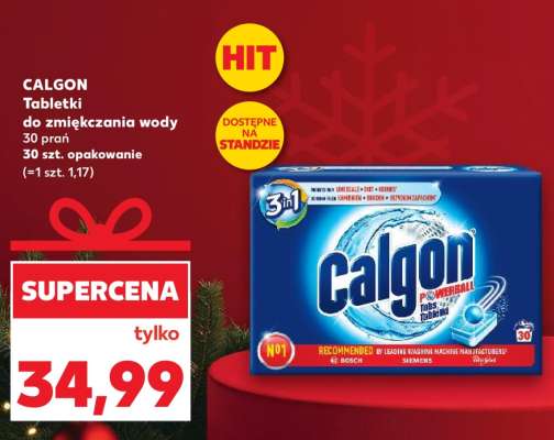 CALGON Tabletki do zmiękczania wody 30 prań 30 szt. opakowanie