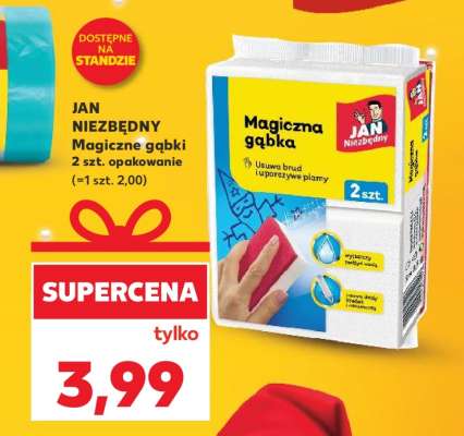 JAN NIEZBĘDNY Magiczne gąbki 2 szt. opakowanie