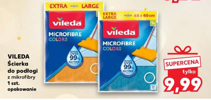 VILEDA Ścierka do podłogi z mikrofibry 1 szt. opakowanie