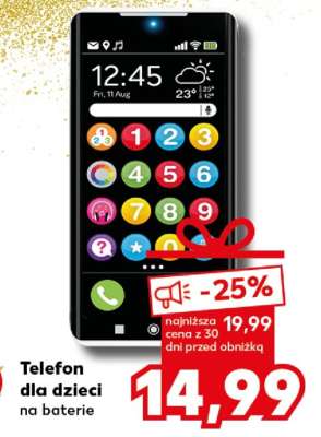 Telefon dla dzieci na baterie