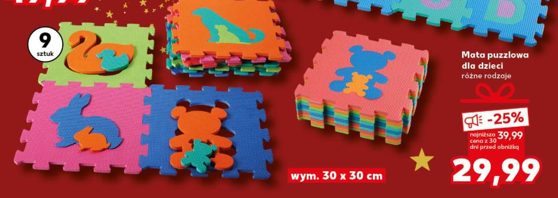 Mata puzzlowa dla dzieci