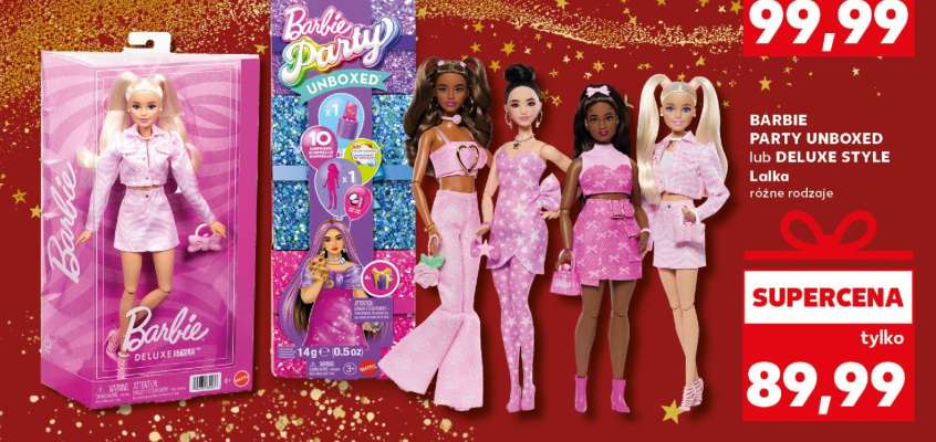 BARBIE PARTY UNBOXED lub DELUXE STYLE