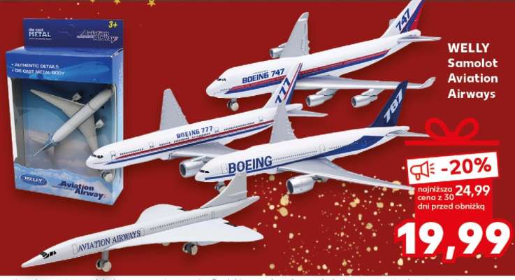 WELLY Samolot Aviation Airways