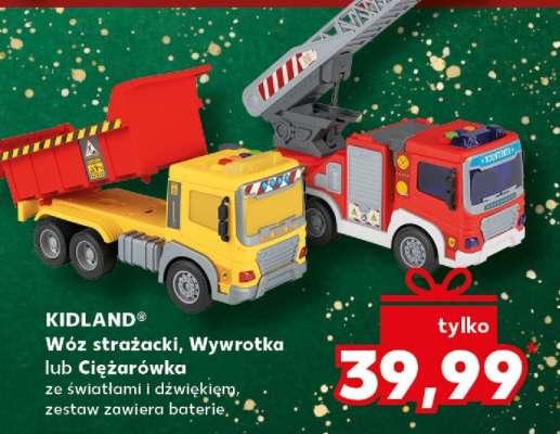 KIDLAND® Wóz strażacki, Wywrotka lub Ciężarówka