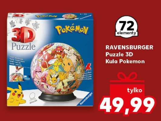 RAVENSBURGER Puzzle 3D Kula Pokemon