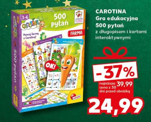CAROTINA Gra edukacyjna 500 pytań