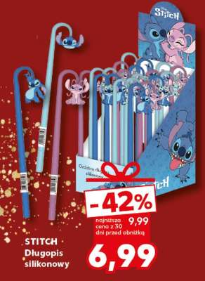 STITCH Długopis silikonowy