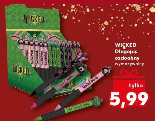WICKED Długopis ozdobny wymazywalny