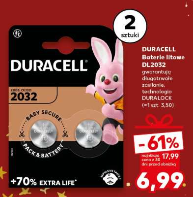 DURACELL Baterie litowe DL2032