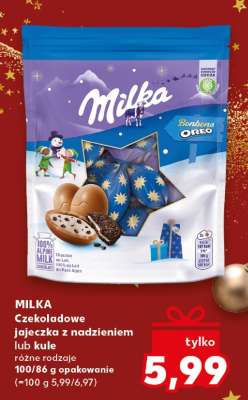 MILKA Czekoladowe jajeczka z nadzieniem lub kule