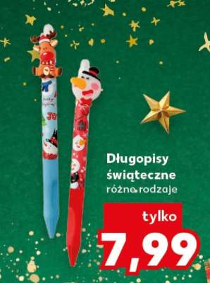 Długopisy świąteczne