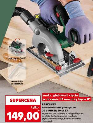 PARKSIDE® Akumulatorowa piła ręczna 20 V PHKSA 20-Li B3